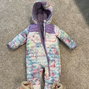 18 month snow suit ( costco) cat and jack size 6 boots